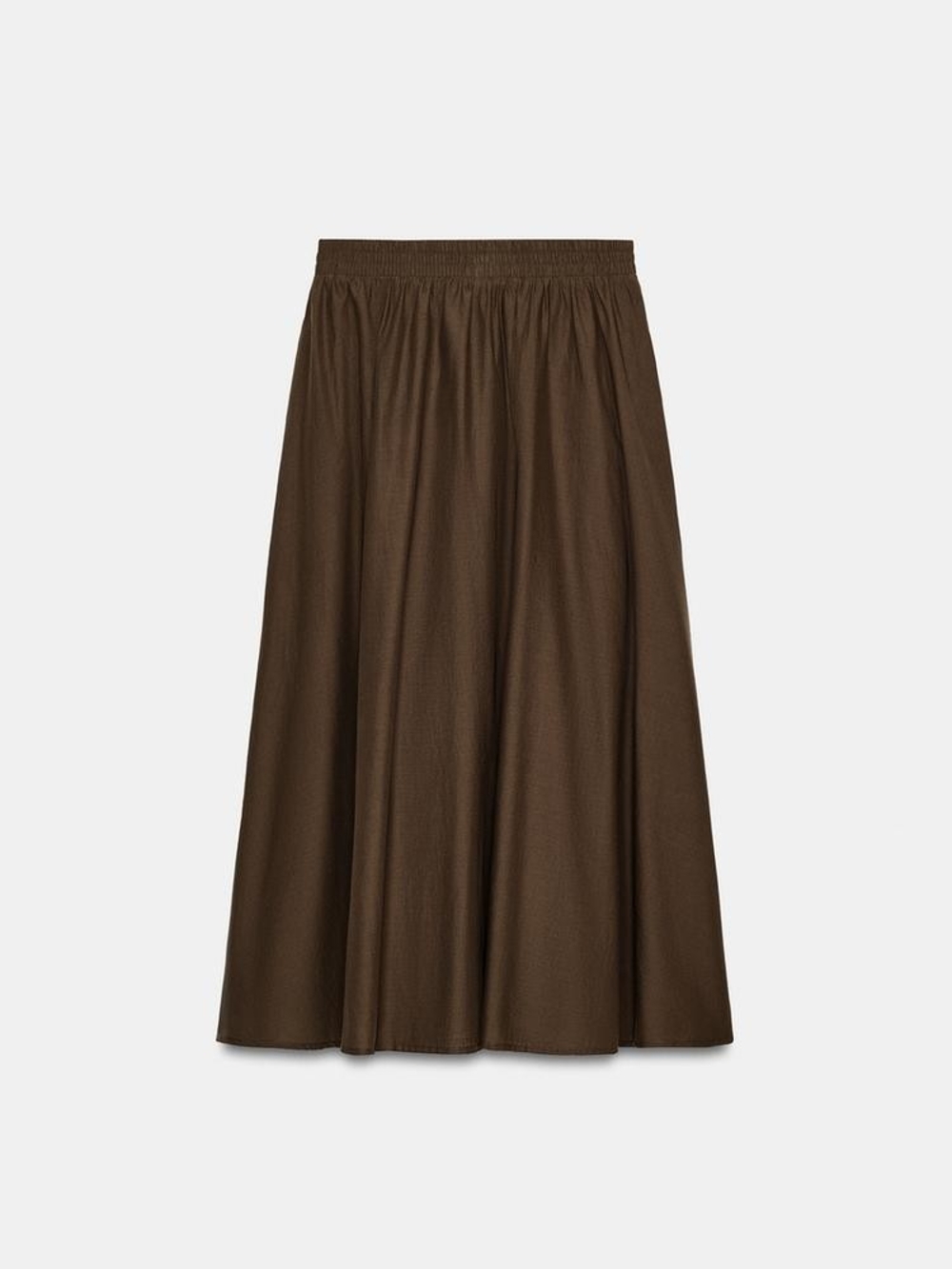 Zara Brown LAYERED MIDI SKIRT - Picture 8 of 8